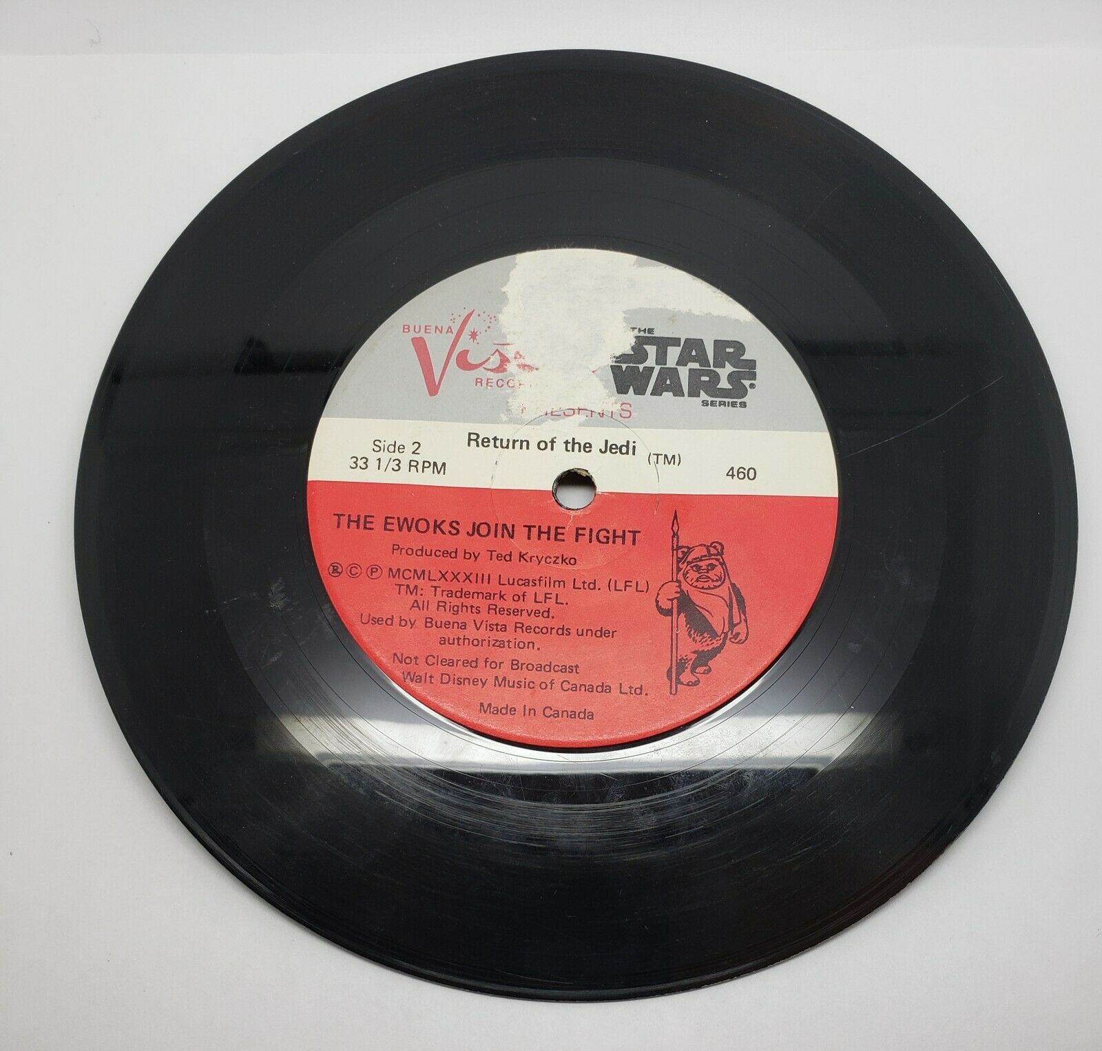 Vintage 1978 Star Wars Return of the Jedi-The Ewoks Join the Fight Read Along