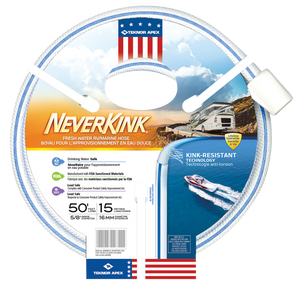Neverkink RV/Marine drinking hose 1/2"x25'