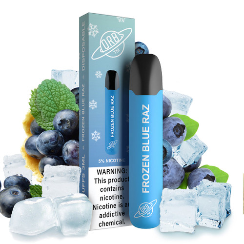 Frozen Blueberry Raz Orb Disposable Vape Pod Single