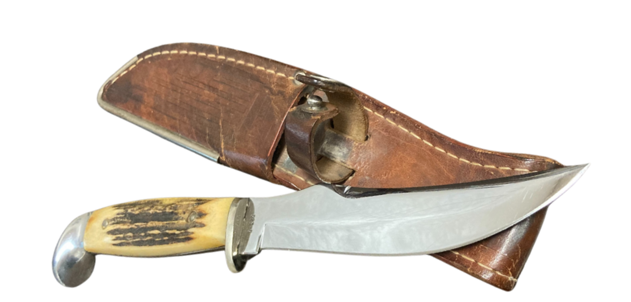 Vintage 1965 Case 523-5 Stag Hunter (Original Sheath)