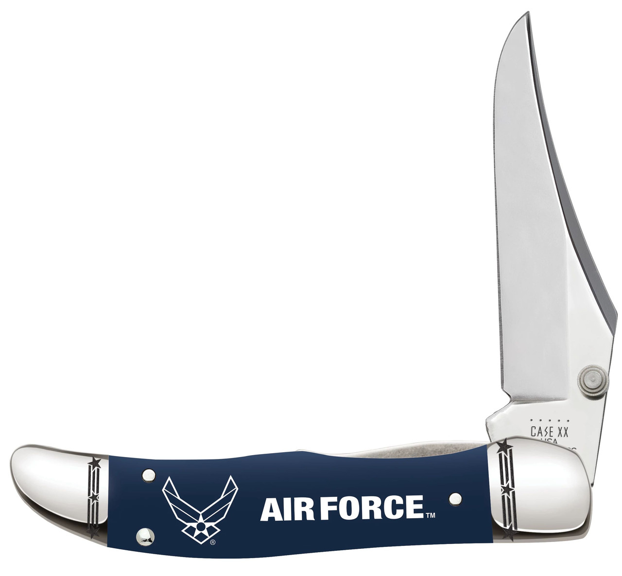 Case 32401 USAF Kickstart Navy Blue Synthetic Mid Folding Hunter