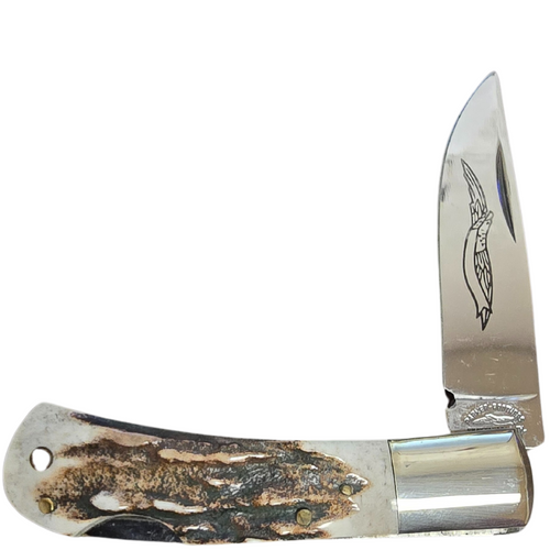 Parker Seki City Genuine Stag Lockback