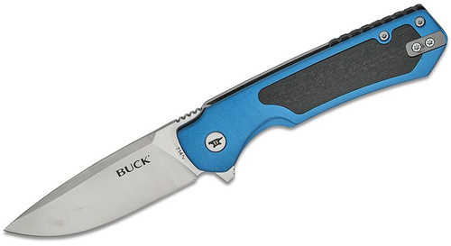 Buck 0714BLS-B Blue Stinger Frame Lock Flipper Knife