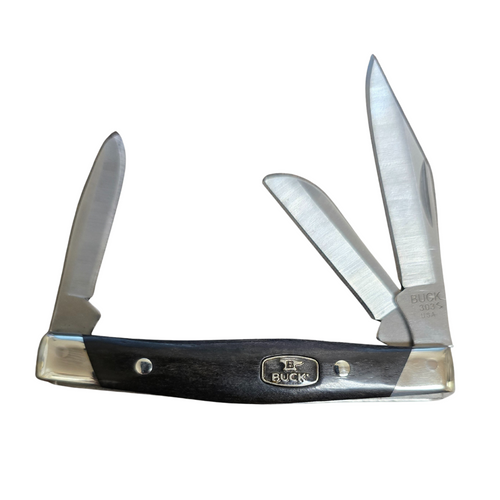 Buck 0303BRS2-B Cadet Ebony Wood