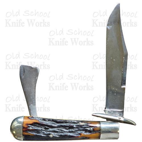 1920-48 Marbles USA Amber Stag Safety Knife