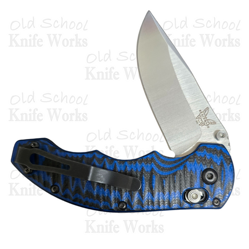 2016 Benchmade USA 300-1 Blue G10 Axis Flipper
