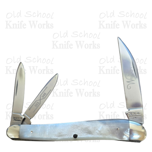 1996 Schatt & Morgan Mother of Pearl Serpentine Whittler