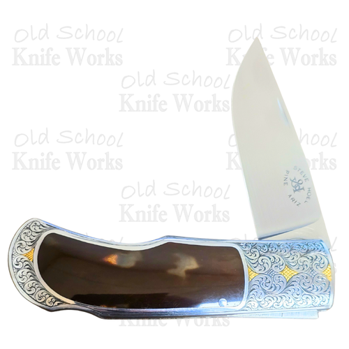 Steve Hoel Custom Genuine Antique Tortoise Interframe Engraved