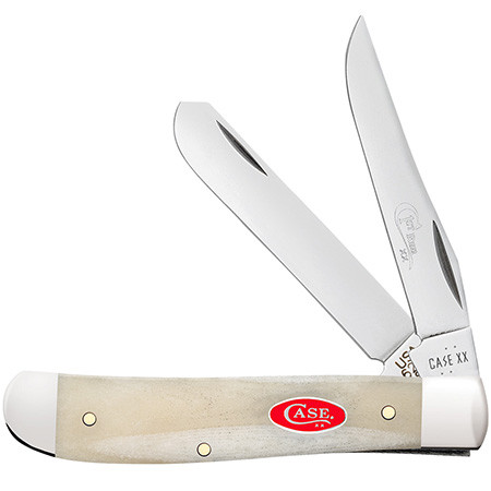 84021 Case Natural Bone Smooth Bone Mini Trapper First Production
