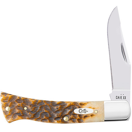 Case 10799 Amber Bone Peach Seed Jig Axe Handle