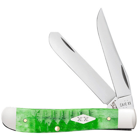 Case 11441 Bright Green Bone Gator Jig Mini Trapper
