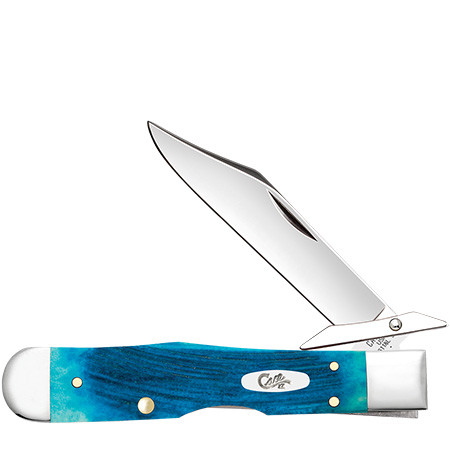 Case 25578 Caribbean Blue Bone Sawcut Jig Cheetah Cub