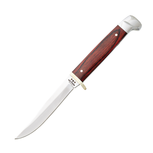 263R Rosewood Small Hunter W/ Leather Sheath