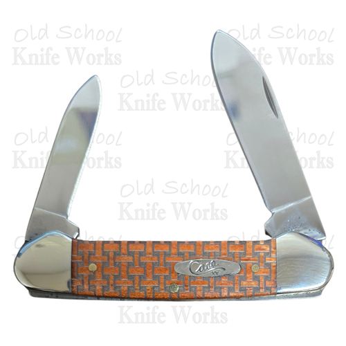 2006 Case Basketweave Bone Canoe 62131