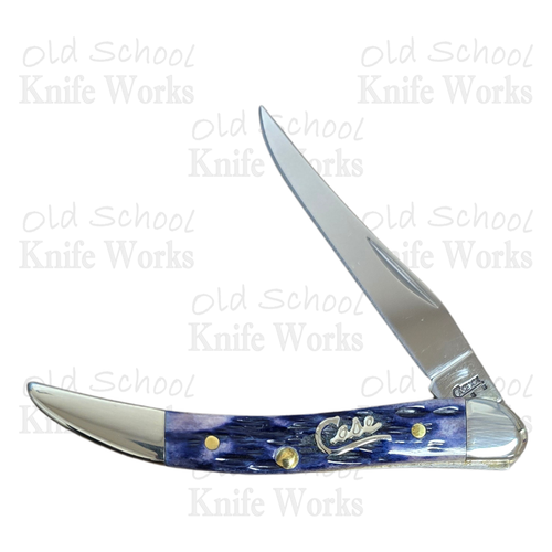 2008 Case Purple Haze Silver Script Tiny Texas Toothpick