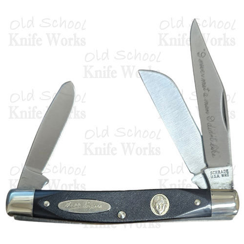 1970's Schrade USA Will Rogers Etched Stockman