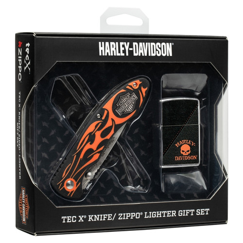 TecX 52248 Harley-Davidson® TF-1 Orange Flame Handle with Zippo Lighter