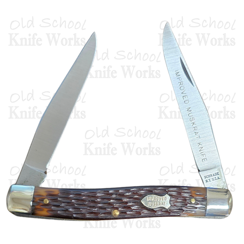1970's Schrade USA Etched Improved Muskrat