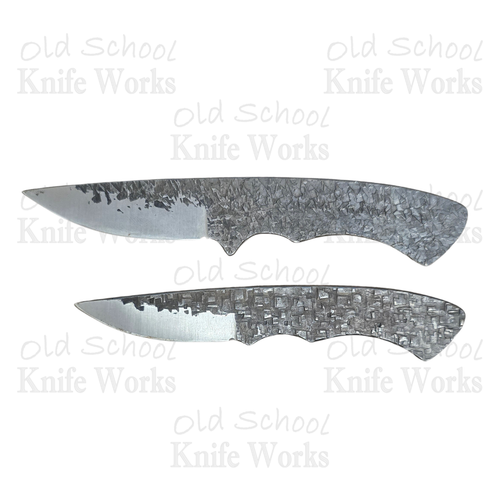 Pair of Custom File Forged Neck Knives