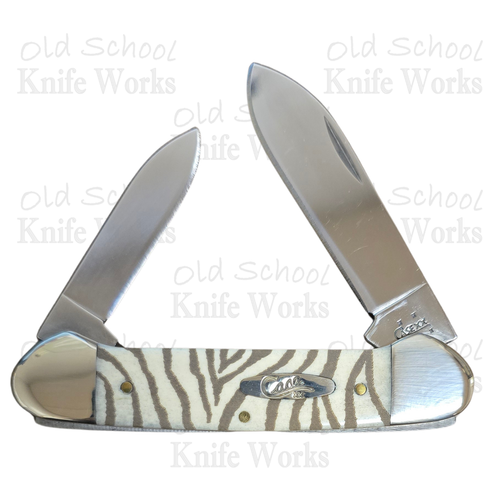2005 Case Zebra Print Bone Canoe 62131