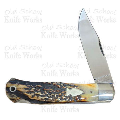 Northwoods Genuine Stag Jumbo Lockback