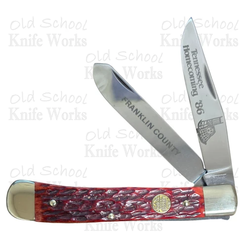 1986 Boker United Red Bone Tennessee Trapper