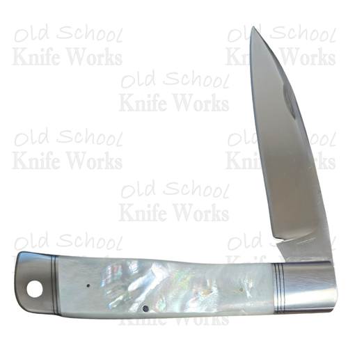 Claude Montjoy Custom Mother of Pearl Fluted Slipjoint