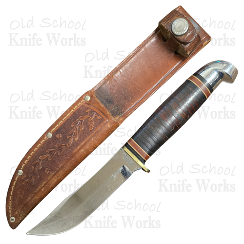 1935-50 Western Boulder Stacked Leather Hunter