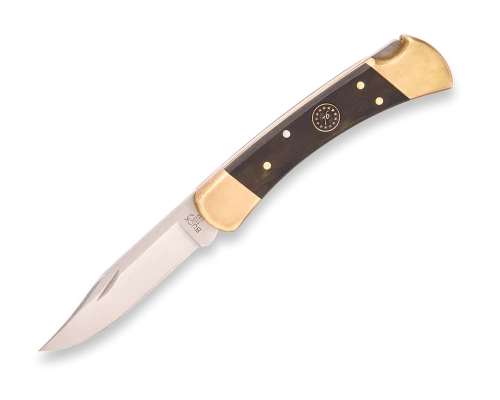 Buck 0110BRSUSA1 America 250 Anniversary Folding Hunter Ebony