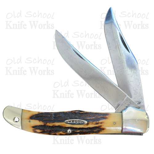 1930-35 Kabar USA Genuine Stag Folding Hunter