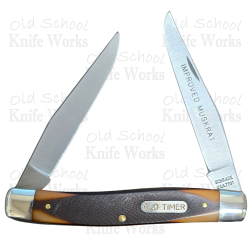 1976-02 Schrade USA Old Timer 77OT Muskrat