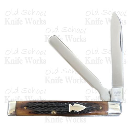 Vintage Northwoods Gladstone Amber Crows Foot Doctor