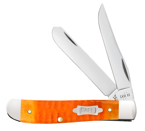 Case 38071 Persimmon Orange Bone Gator Jig Mini Trapper (6207 CS)