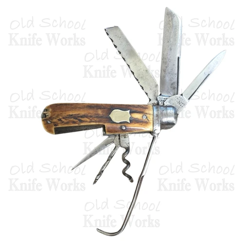 1850-1860 Best English Cutlery Stag Horseman