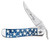 Case 10716 John Wayne Navy Blue Bone Russlock