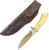 Custom Buddy Gaines Scrimshaw Ram Fixed Blade