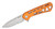 Buck 0812ORX Trace Flipper Knife Orange Aluminum