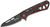 Buck 0813BKS Mini Trace Black and Red Aluminum