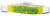 Case 27862 Green Apple Peach Seed Jigged Medium Stockman