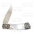 Harvey McBurnette MOP Fancy Engraved Lockback