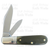 1983 Schrade Heritage Green Bone Barlow Etched Blade