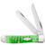 Case 11441 Bright Green Bone Gator Jig Mini Trapper