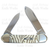 2005 Case Zebra Print Bone Canoe 62131