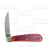 2009 Case Pocket Worn Old Red Bone Tony Bose Swayback Gent