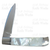 Claude Montjoy Custom Mother of Pearl Fluted Slipjoint