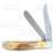 2009 Case Genuine Stag Damascus Mini Trapper #2