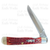2009 Case Red Pocket Worn Trapperlock 6154L