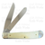 2012 Case White Bone Leo Zodiac Trapper