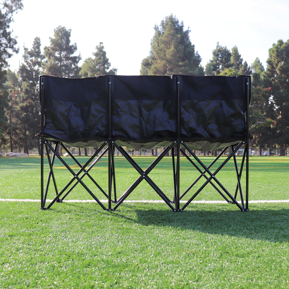 AGORA 3-Seater Portable Bench with Backrest