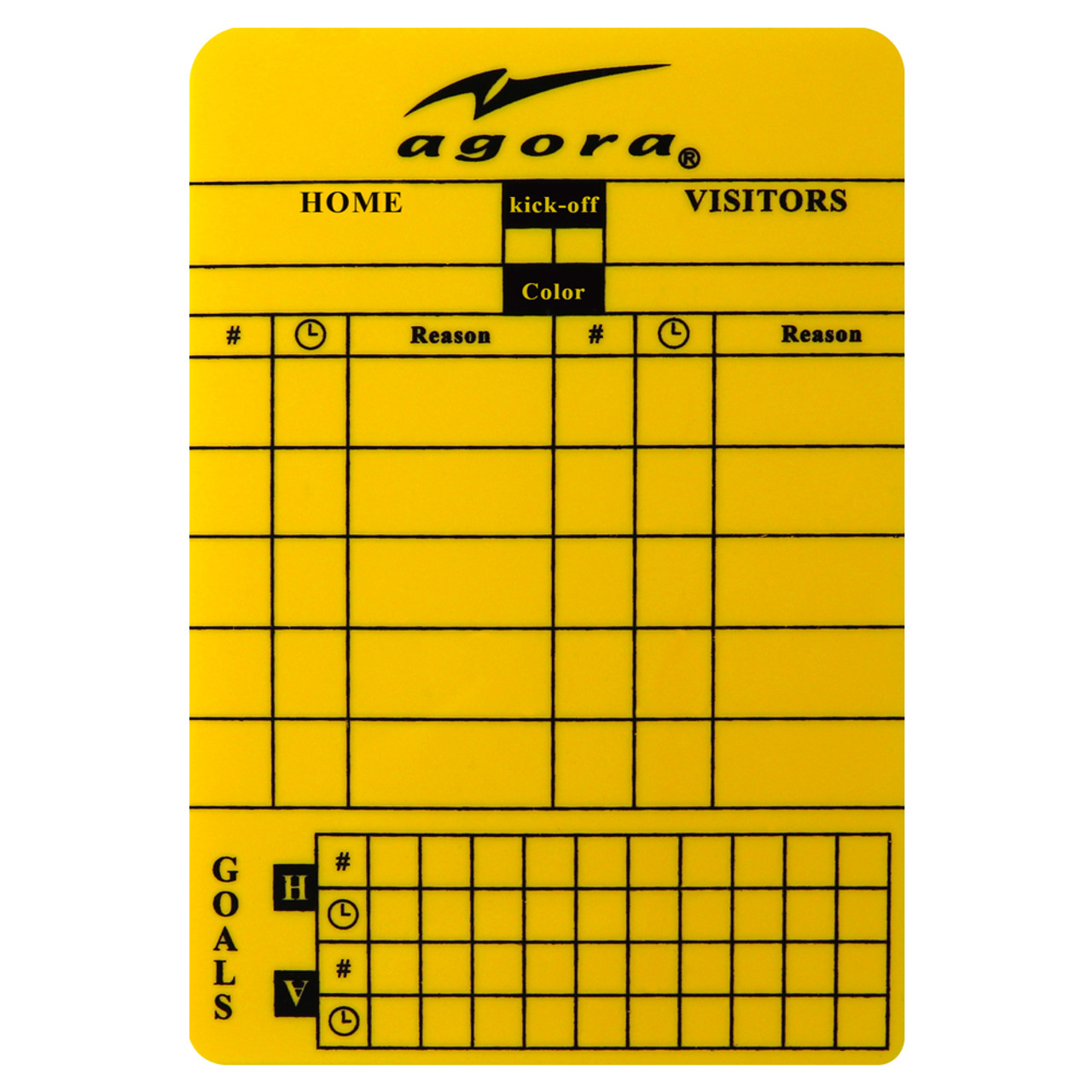 AGORA Referee Write-On Red and Yellow Cards AGORA Referee Write-On Red and Yellow Cards